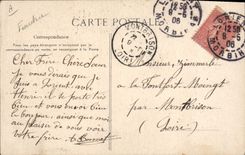 Postal Folclore Puente el Abad un Bigoudenne