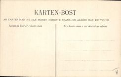 CPA Folklore Jeune fille de Thegonnec 