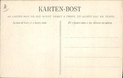 Postal Folclore Casar de Pouldergat Matrimonio