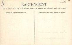 Postal Folclore Muchacha de Guingamp