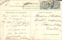 CPA Fantaisie Chaussure Fleurs 