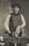 CPA Sabot Sabotier Breton TOP 