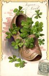 Vintage Postcard Shoe Fantasy Clover