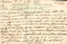 CPA Pantoufle Fantaisie Oiseau Papillon 