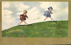 CPA Fantaisie Illustrateur Enfants 