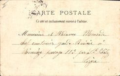 Postal Fantasia Ilustrador Mujer Trineo pequeño