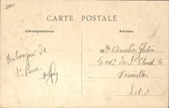 Vintage Postcard Saint Pierre Moutier Rules of Joan of Arc