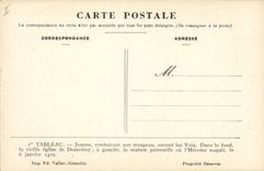 CPA Jeanne d'Arc conduisant son troupeau 