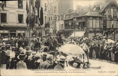 CPA Fetes de Jeanne d'Arc A Compiegne Les marechaux de la lice Comte Cosse Brissac Comte de la Rochefoucault 