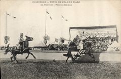 CPA Compiegne Fetes de Jeanne d'Arc Le tournoi Passes d'armes 