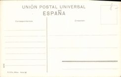 Postal Corrida Curso de toros Suerte de vara allí bombita AL quite