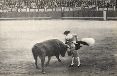 CPA Corrida Course de taureaux 