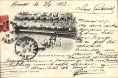 Postal Corrida Corrida de toros Nimes un día de cursos