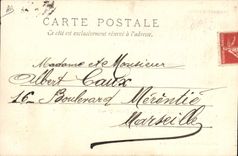 Postal Corrida Corrida de toros Nimes un día de cursos