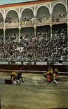 Postal Corrida Corrida de toros un cogida