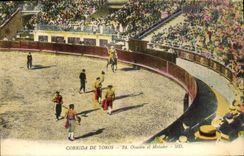 Postal Corrida Corrida de toros Ovacion AL matador