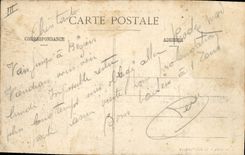 Vintage Postcard Boat War Against destroyer of squadron Streamer