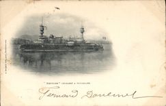 CPA Bateau Guerre Neptune cuirasse a tourelles 