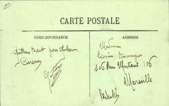 CPA Bateau Guerre Le cuirasse americain North Dakota en rade de Cherbourg 