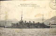 CPA Bateau Guerre Pothuau Croiseur cuirasse 