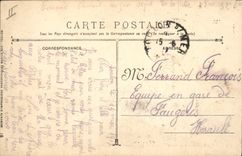 Vintage Postcard Bateau Provence War Armours squadron