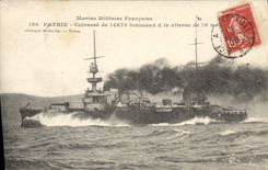 CPA Bateau Guerre Patrie Cuirasse 