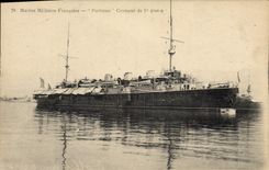 CPA Bateau Guerre Pothuau Croiseur de 1ere classe 