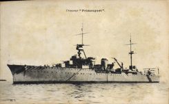 CPA Bateau Guerre Croiseur Primauguet 