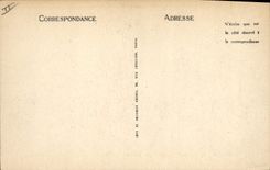 Vintage Postcard Bateau Toulon War armours It Patrie by heavy weather