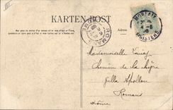 CPA Folklore Le rendez vous en Bretagne Declaration 