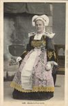 CPA Folklore Maries de Pont Aven Mariage 