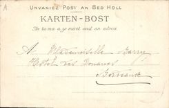 CPA Folklore Jeune fille d'Ouessant 