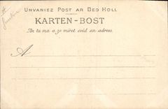 CPA Folklore Pont Aven Jeune fille sortant de la messe 