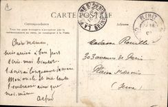 CPA Folklore Tempete en Bretagne Ile des Glemens 