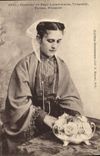 CPA Folklore Costume du pays Lannionnais Tregastel Perros Plouaret 