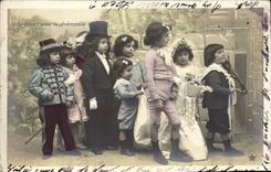 CPA Fantaisie Enfants Mariage 