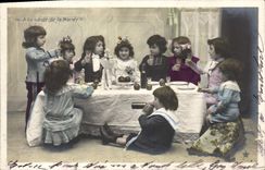 CPA Fantaisie Enfants Mariage 