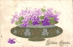 CPA Fantaisie Fleurs 