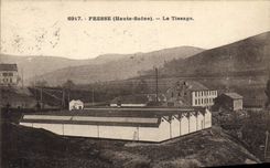 CPA Fresse Le tissage 