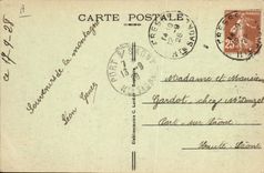 Postal Fresse el tejido