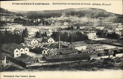 CPA Etablissements Kampmann Manufacture de chapeaux de paille Epinal 