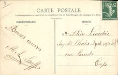 Postal Establecimientos Kampmann Manufactura de sombreros de paja Épinal