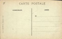 Postal Retzwiller la tejería sobre un techo un nido de cigüeñas