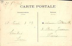 Postal Cholet Tejido mecánico de la borda Marc Sala de alcurnia