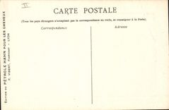 Postal Fantasia Ilustrador Mujer Ninon de Lendes Petróleo Hahn Peinado Peluquero