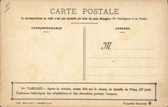 CPA Jeanne d'Arc Apres la victoire Champ de bataille de Patay 