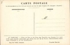 CPA Jeanne d'Arc Prise du fort et du pont des Tourelles par Jeanne 