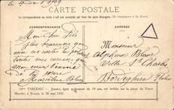 CPA Jeanne d'Arc Jeanne agee seulement de 19 ans est brulee sur la place du Vieux Marche a Rouen 