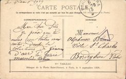 CPA Jeanne d'Arc Attaque de la Porte Saint Honore Paris 