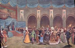 CPA Jeanne d'Arc pour prouver sa mission reconnait Charles VII 